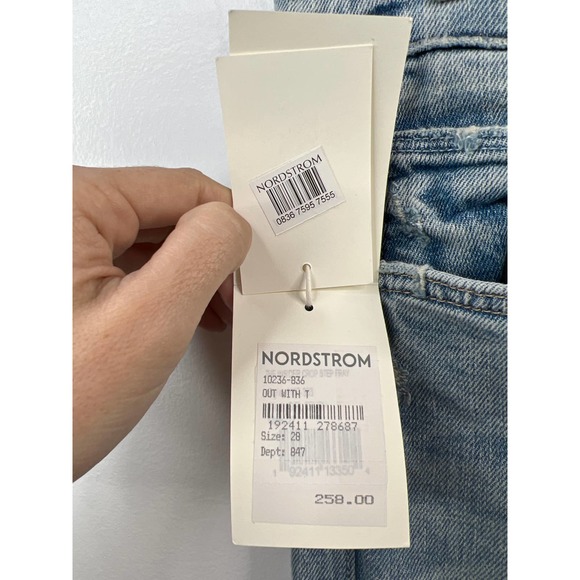 Mother The Scrapper Double Cuff Jeans Out With The Old, In With The New Size: 28 - Picture 7 of 15